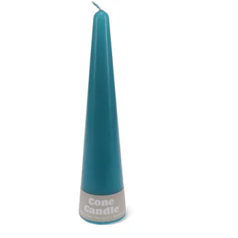 tall cone candle - dark blue tall cone candle - dark blue