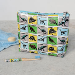 children's wash bag - prehistoric land
