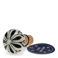 ceramic and cork bottle stopper - leaf