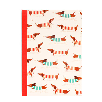 carnet a5 - sausage dog