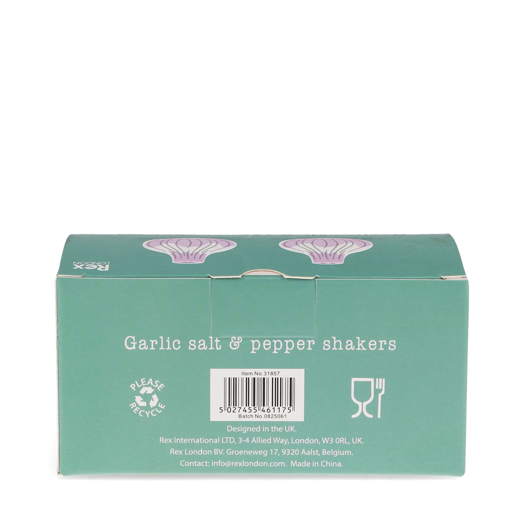salz- und pfefferstreuer aus keramik - garlic