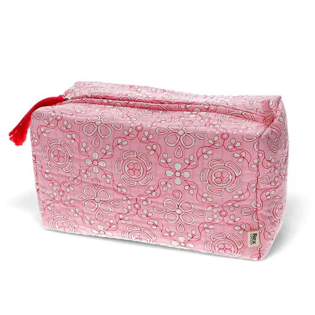 quilted wash bag - anushka