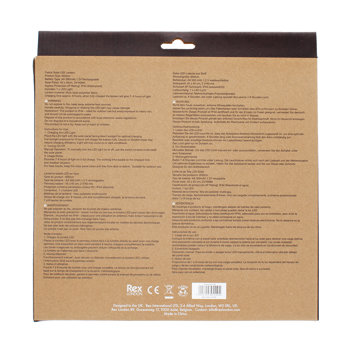 outdoor solar ufo lantern - orange