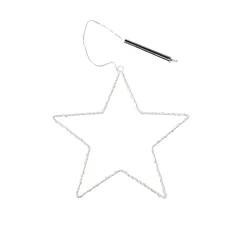 small metal star led light (14cm)