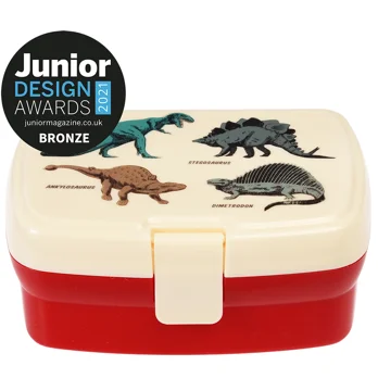 lunch box with tray - prehistoric land lunch box with tray - prehistoric land