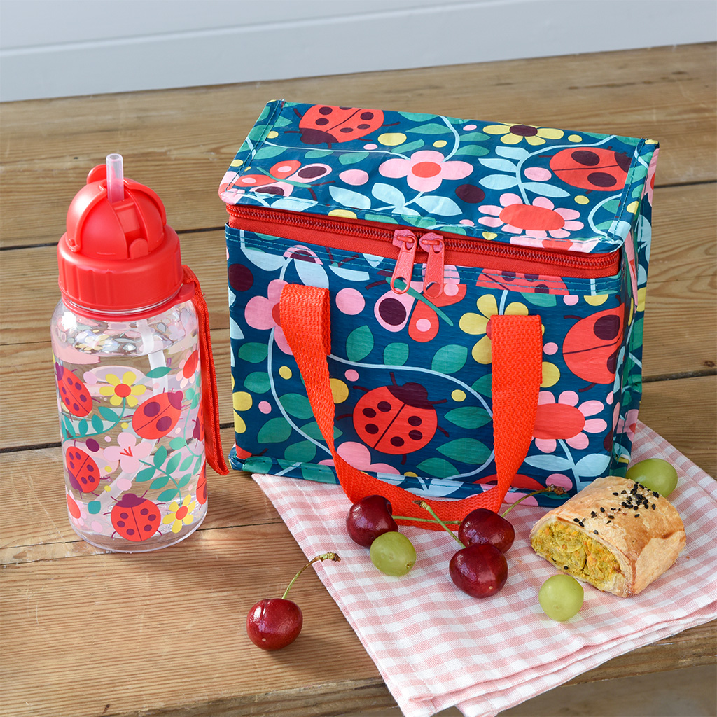 insulated lunch bag - ladybird