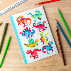 a5 notebook - baby dinos