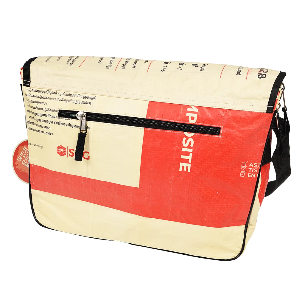 sac courrier recyclé