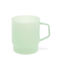 tasse à café empilable en verre 280ml - vert menthe