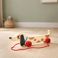 wooden pull toy - charlie the sausage dog