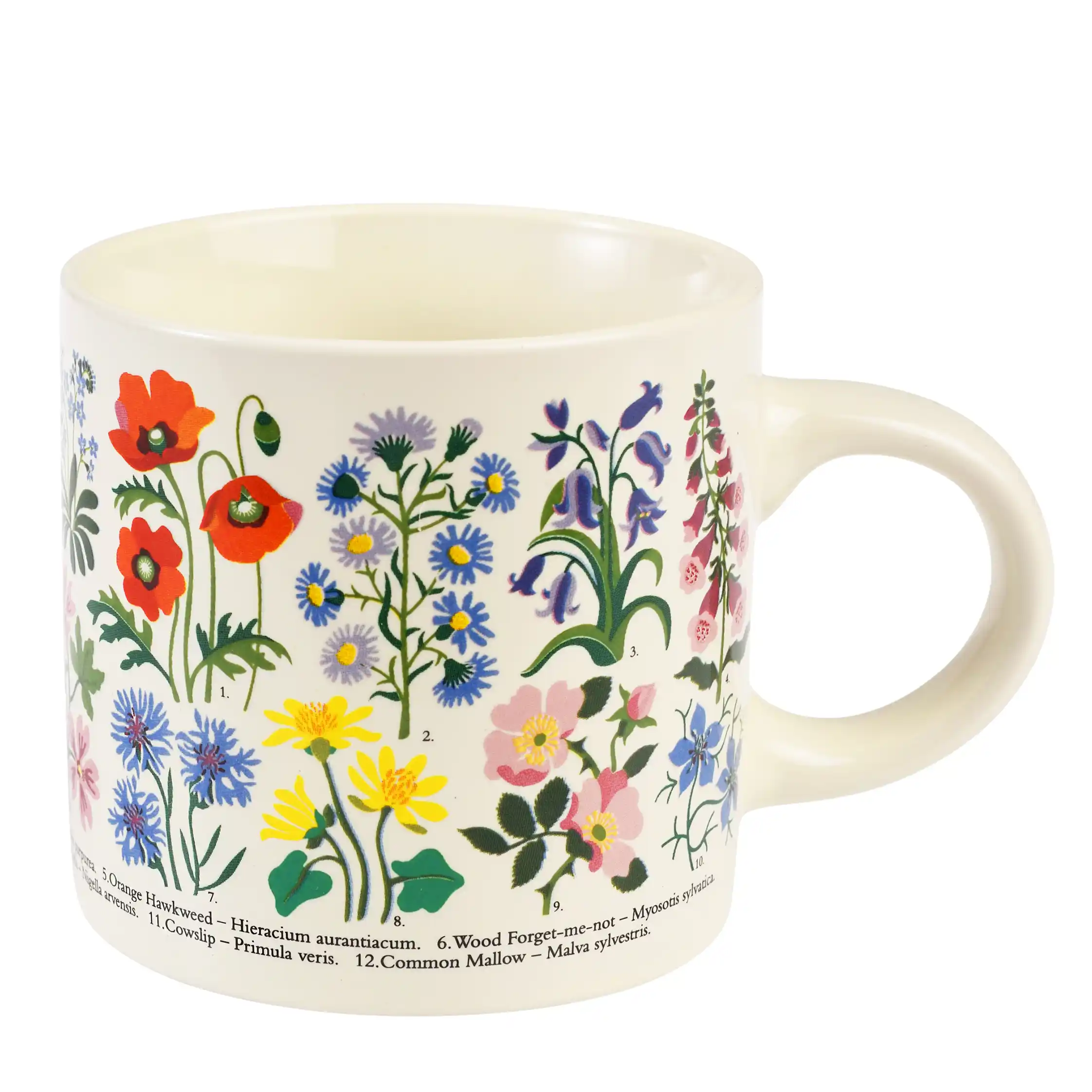 ceramic mug - wild flowers