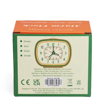 retro alarm clock - green retro alarm clock - green
