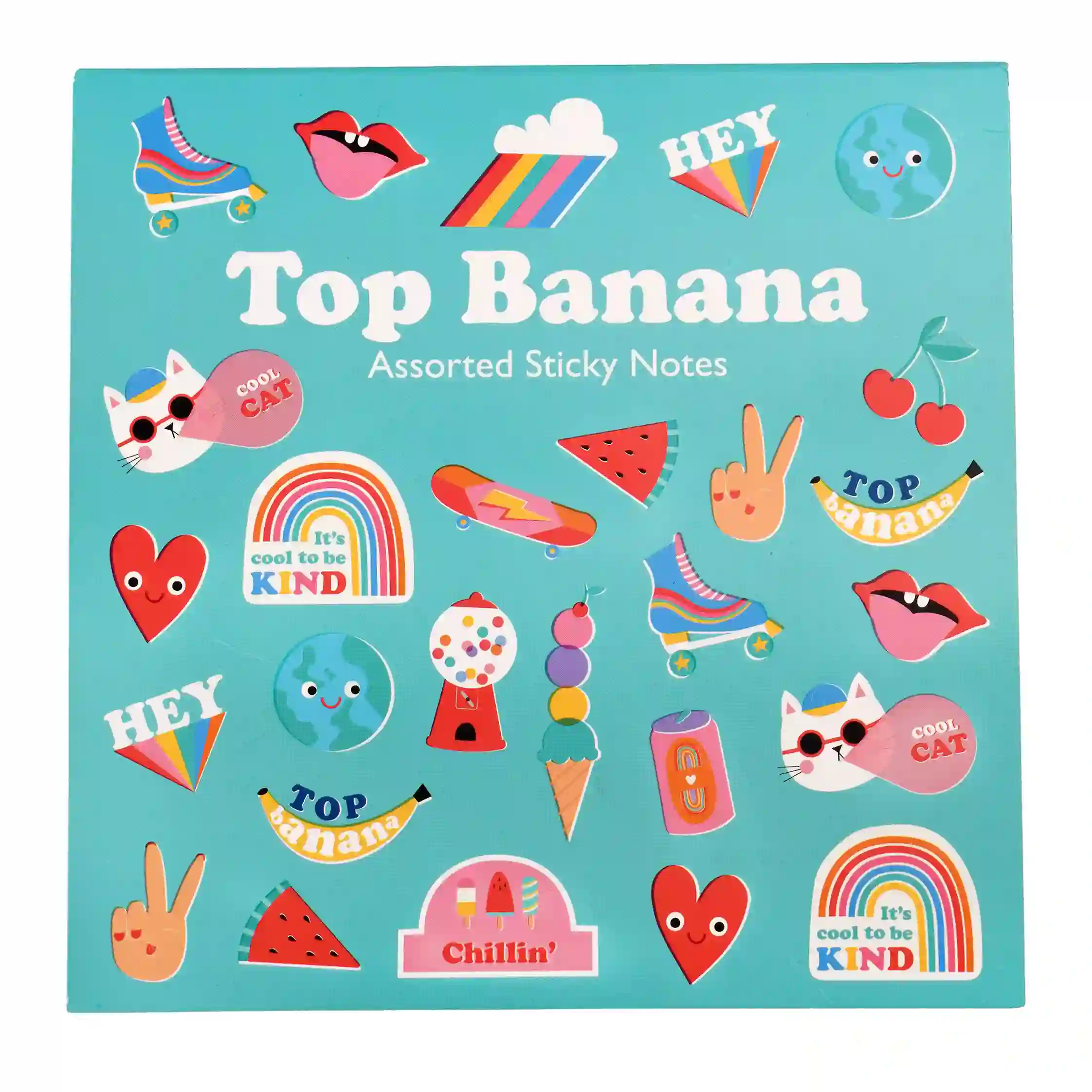 sticky note set - top banana