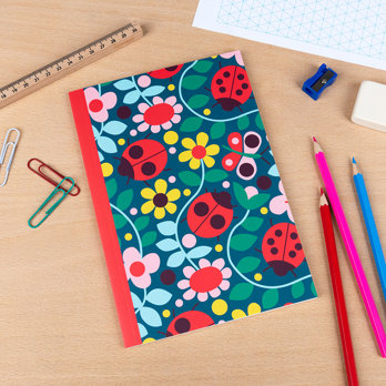 carnet ligné a5 ladybird