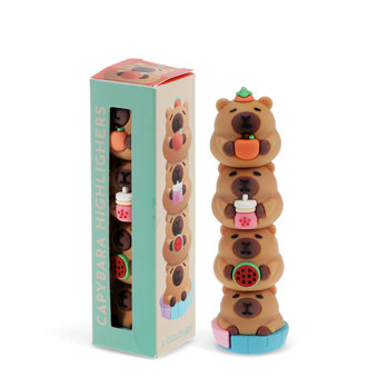 lot de surligneurs empilables - capybara
