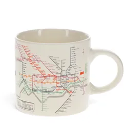 ceramic mug - tfl heritage tube map ceramic mug - tfl heritage tube map