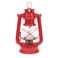 led hurricane lantern - red