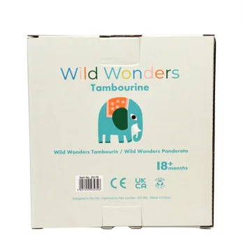 children's tambourine - wild wonders children's tambourine - wild wonders