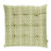 seat pad cushion (37x37cm) - green blockprint