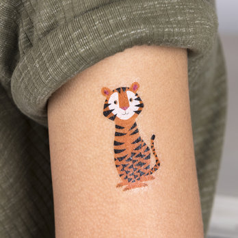 temporary tattoos - colourful creatures