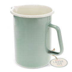 enamel jug 1.7ltr - pistachio green