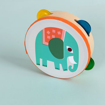children's tambourine - wild wonders
