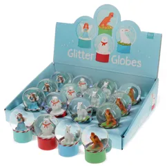mini glitter globes (assorted)