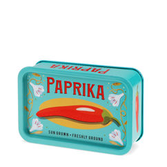 mini storage tin with lid - paprika