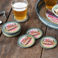 metal coasters (set of 4) - dammer pils