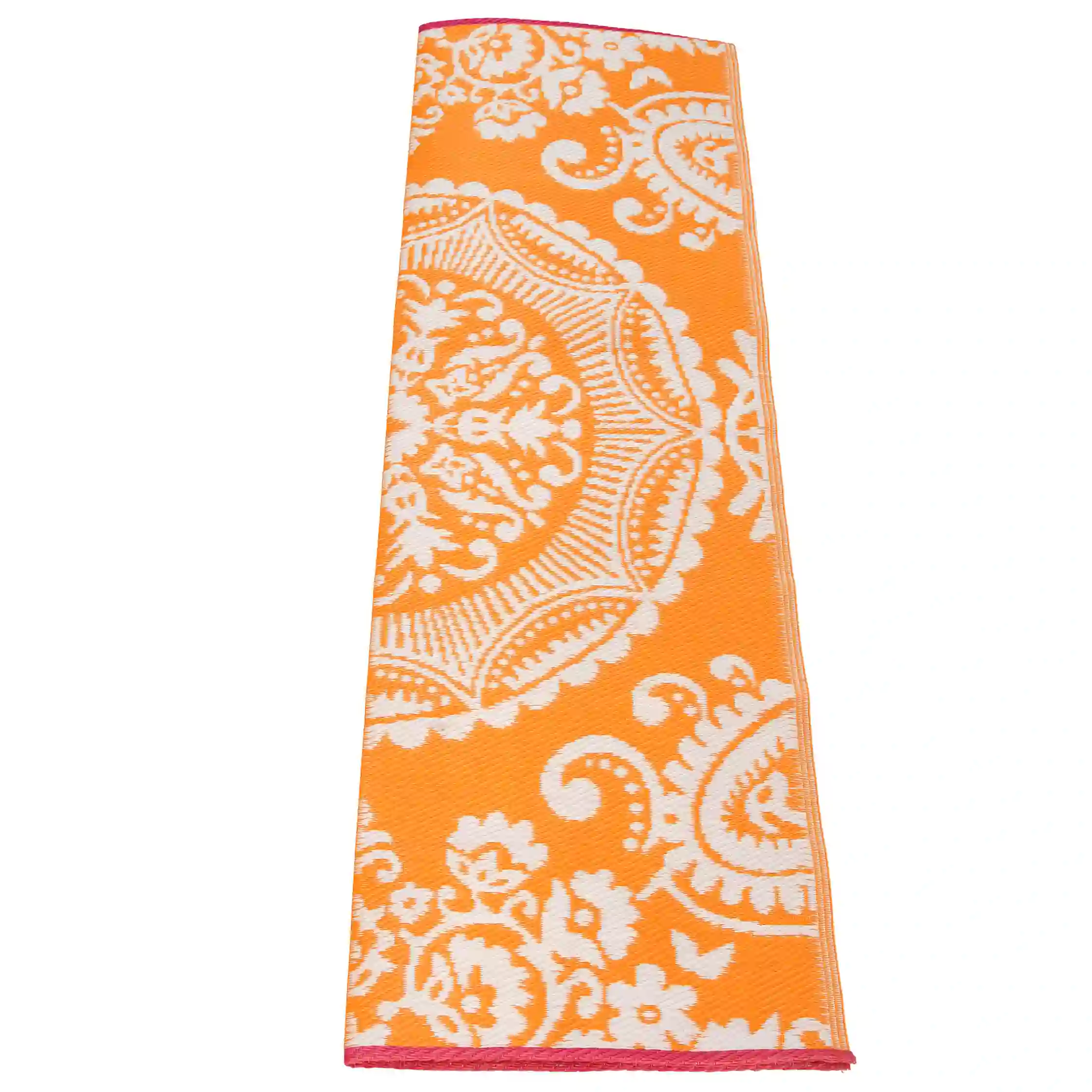 tapis de sol recyclé orange 180x120cm