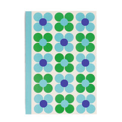 notizheft a5 - blue daisy