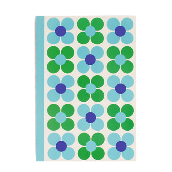 carnet a5 - marguerite bleue