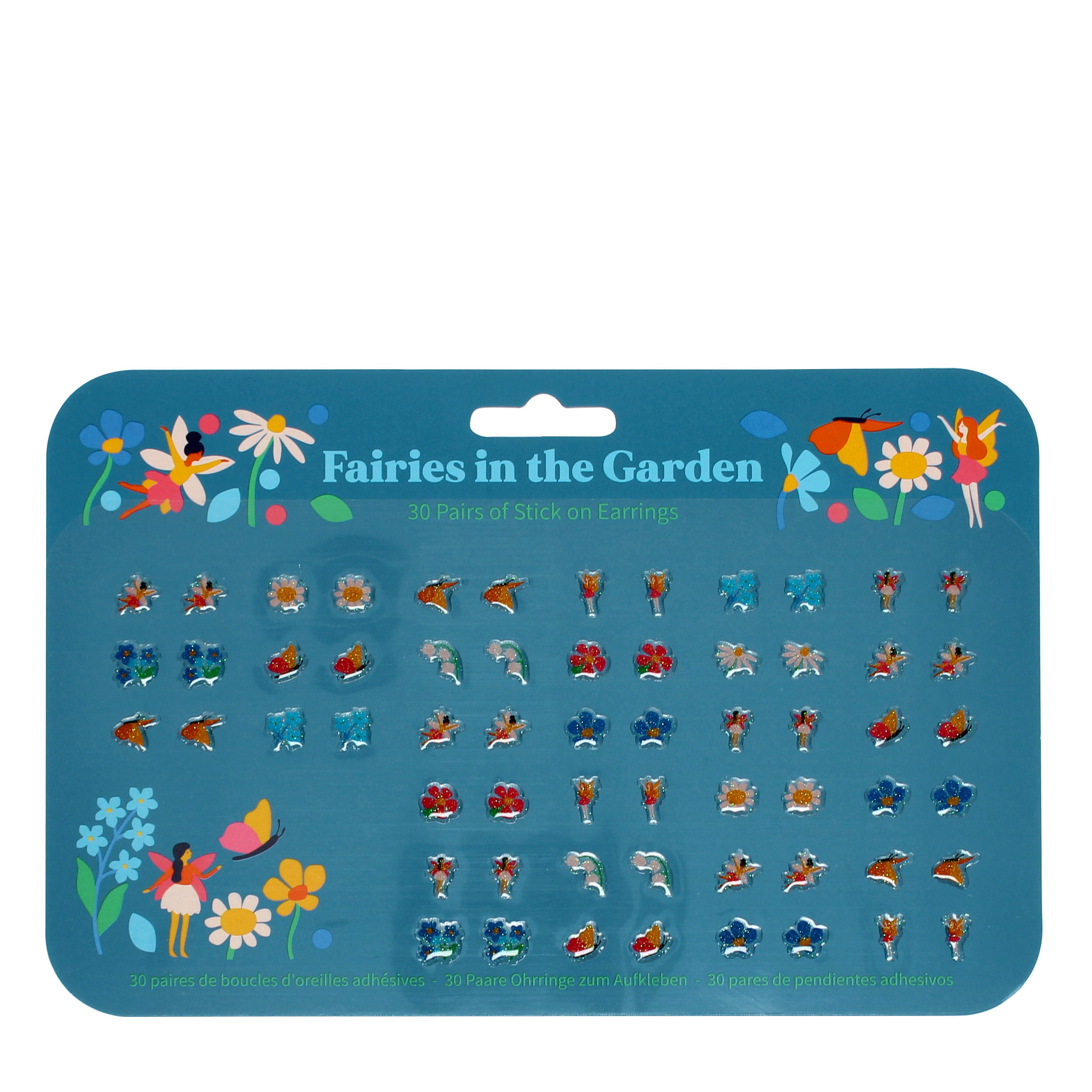 boucles d'oreilles adhesives fairies in the garden