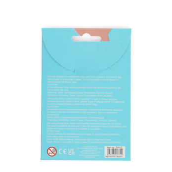 nagel-sticker für kinder - sunny sausage dog