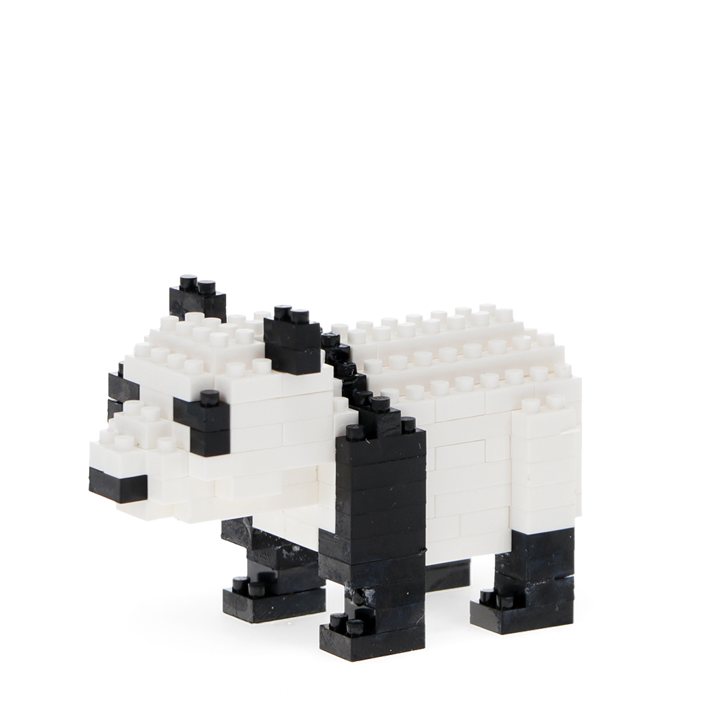 build your own animal model brick kit - panda