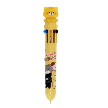 ten colour ballpoint pen - cat