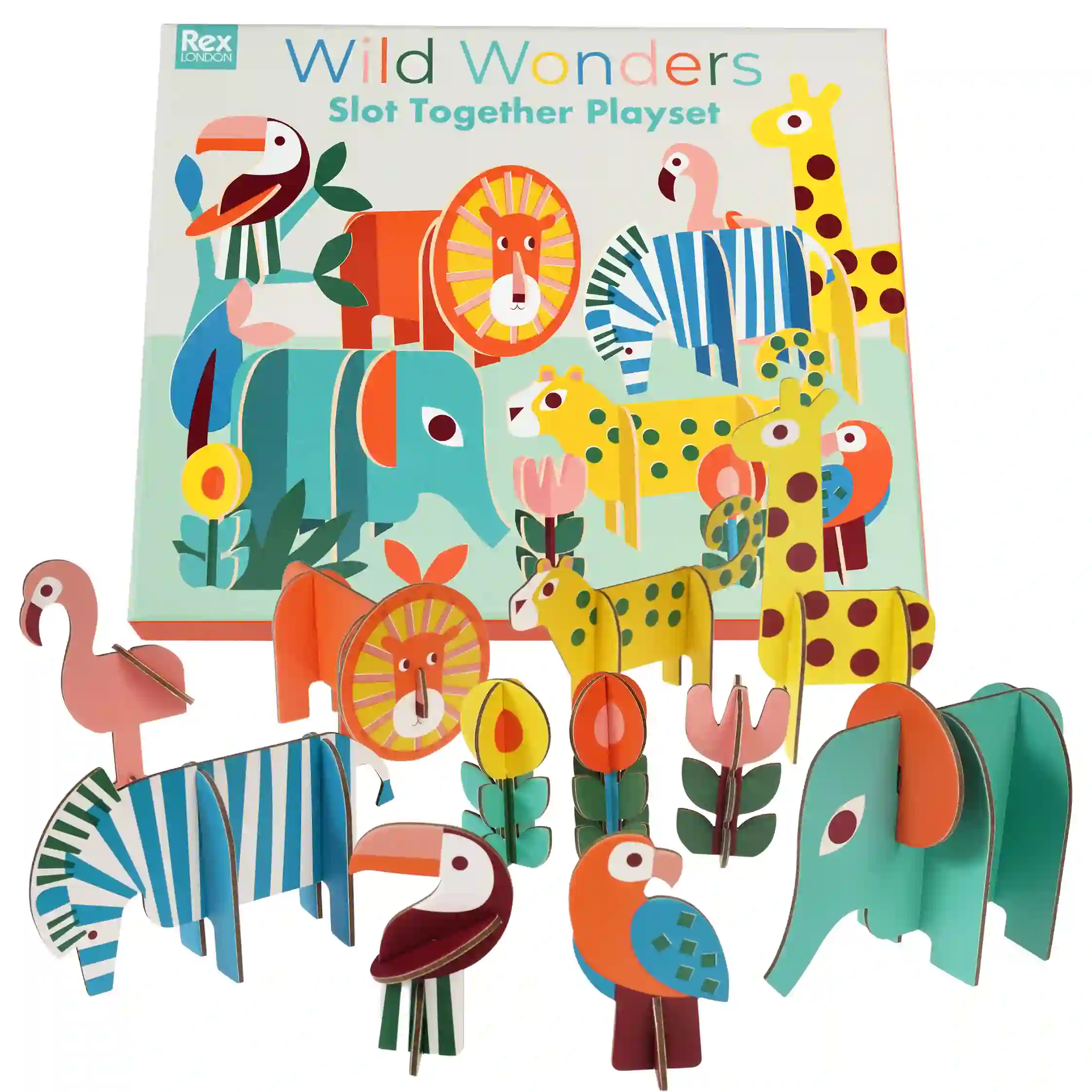 slot together playset - wild wonders