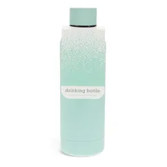 rubber coated steel bottle 500ml - eggshell blue rubber coated steel bottle 500ml - eggshell blue