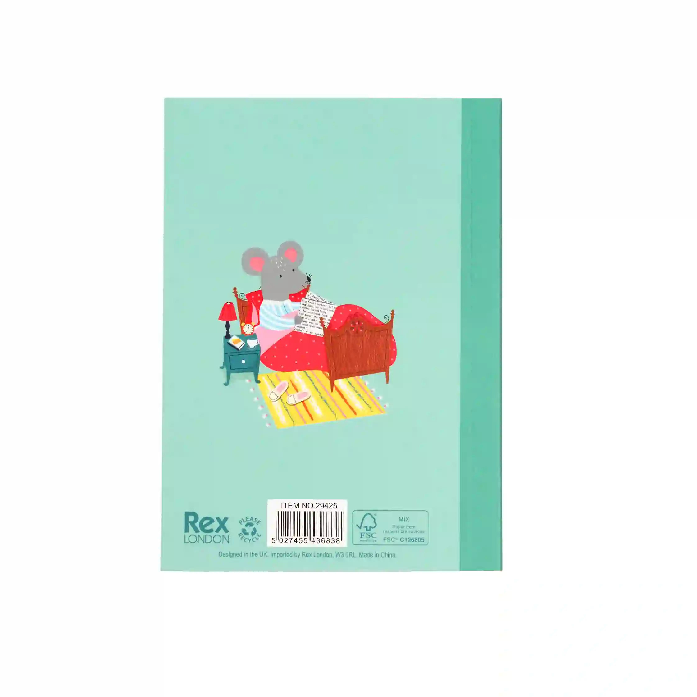 cuaderno a6 mouse in a house