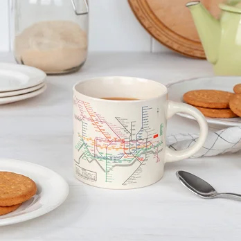 ceramic mug - tfl heritage tube map ceramic mug - tfl heritage tube map