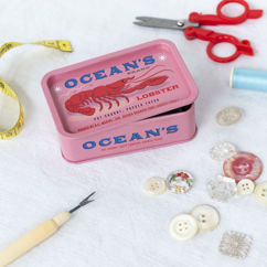 boîte de conservation miniature avec couvercle - lobster