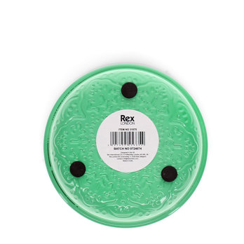 enamel trinket dish (10cm) - green