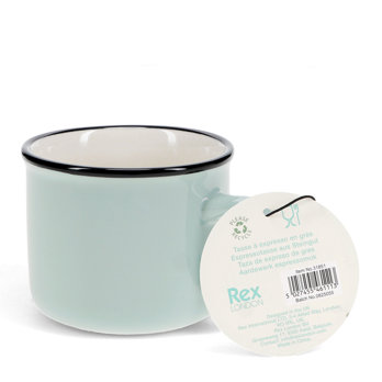 stoneware espresso mug 125ml - light blue