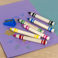gros crayons de bois avec taille-crayon (lot de 6)