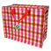jumbo storage bag - pink gingham