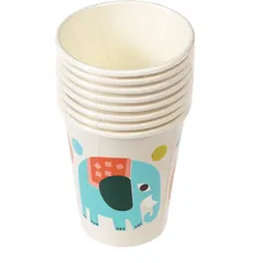 paper cups (pack of 8) - wild wonders paper cups (pack of 8) - wild wonders