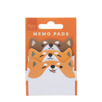 dogs memo pad