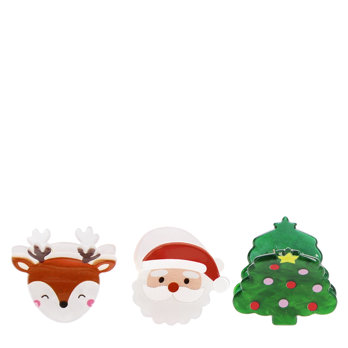 mini-pinces à cheveux (lot de 3) – noël
