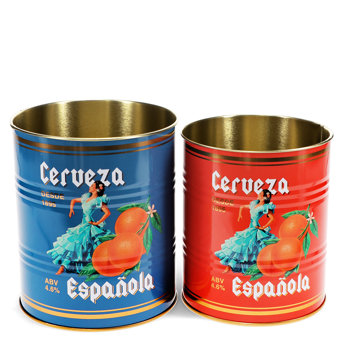 boîtes de conservation (lot de 2) - cerveza española