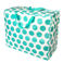 jumbo storage bag - turquoise on white spotlight